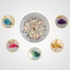 AGATE 8 Дизайнерская люстра — цвет голубой, стиль постмодерн