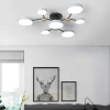 Светильник потолочный светодиодный LED MIRRORS X — потолочный светильник, цвет черный і белый, стиль скандинавский