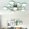 Светильник потолочный светодиодный LED MIRRORS X — потолочный светильник, цвет черный і белый, стиль скандинавский