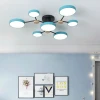 Светильник потолочный светодиодный LED MIRRORS X — потолочный светильник, цвет черный і белый, стиль скандинавский