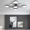 Светильник потолочный светодиодный LED MIRRORS X — потолочный светильник, цвет черный і белый, стиль скандинавский