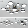 Светильник потолочный светодиодный LED MIRRORS X — потолочный светильник, цвет черный і белый, стиль скандинавский