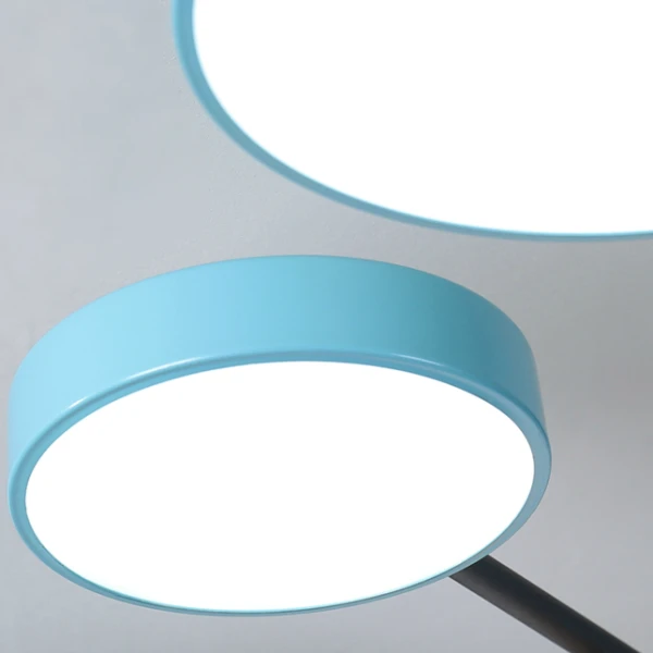 Светильник потолочный светодиодный LED MIRRORS X — потолочный светильник, цвет черный і белый, стиль скандинавский