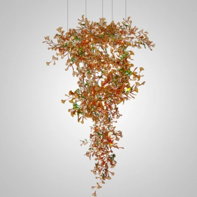 Підвісна світлодіодна люстра ELLING LUX H400 Amber сучасна LED