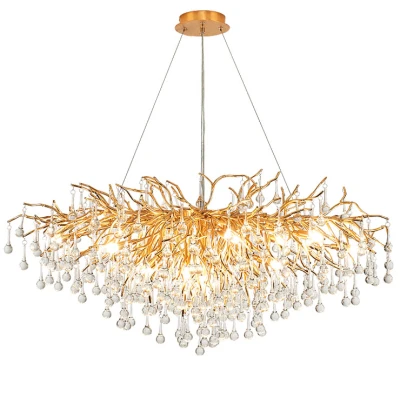 Люстра світлодіодна Droplet Chandelier oval L140 у вітальню LED