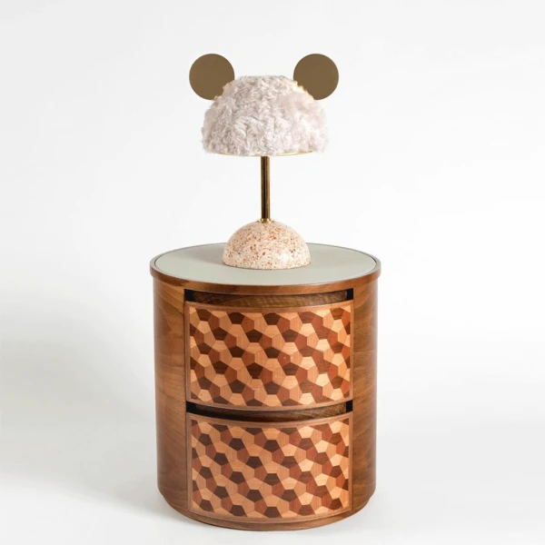MINNIE LAMP Декоративная настольная лампа — цвет розовый і зеленый, стиль постмодерн
