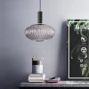 IRIX C дымчатый С 28*30cm Подвесной светильник — цвет зеленый, из материала ?, стиль современный