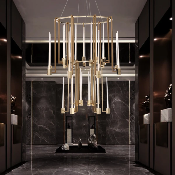 Люстра KALI’ chandelier D110 18 lamps светодиодная в гостиную