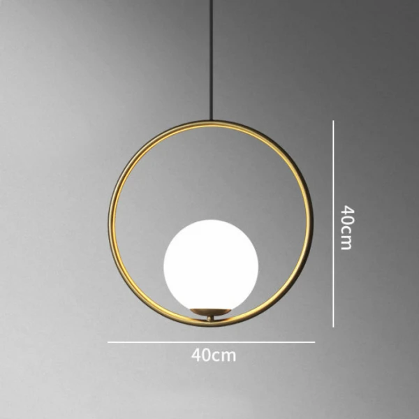 Підвісний світильник HOOP ROUND LG 40cm Anzazo купити 15048грн.