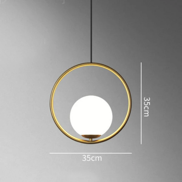Підвісний світильник HOOP ROUND LG 40cm Anzazo купити 15048грн.