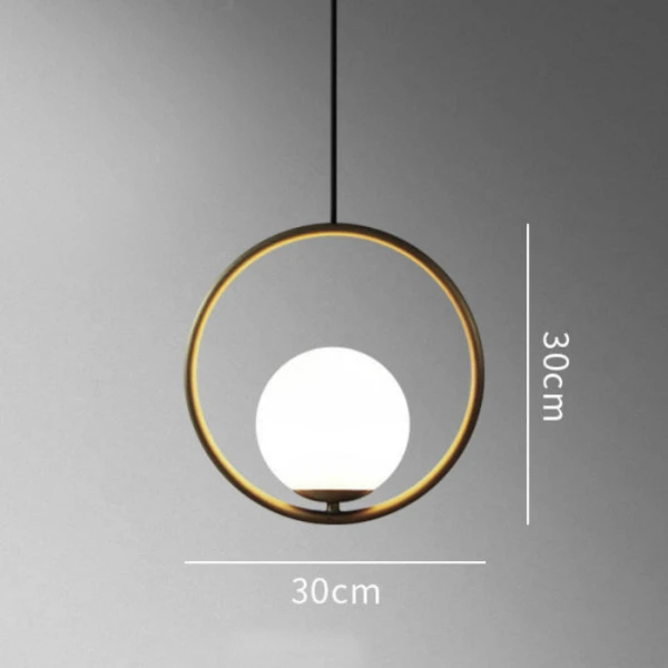 Підвісний світильник HOOP ROUND LG 40cm Anzazo купити 15048грн.