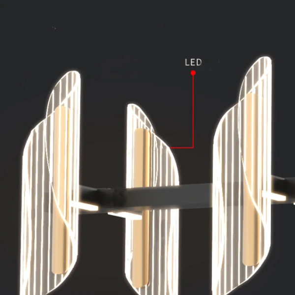 Люстра  світлодіодна MIRAGE 3   LED Anzazo купити 33549грн.