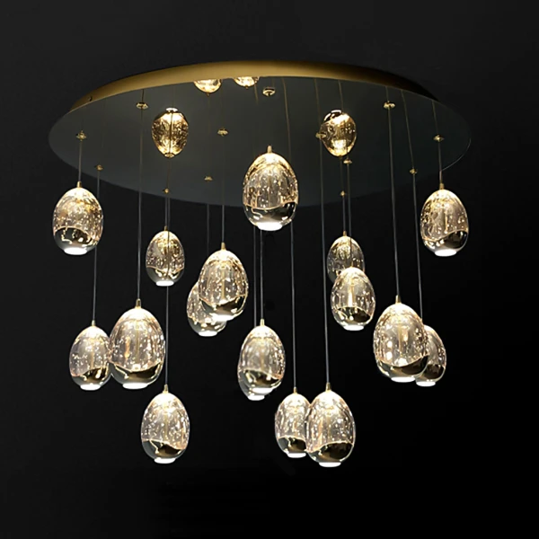 Підвісний світильник LENITA MORE L6 Gold LED