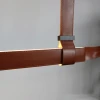 Линейный светильник BELT — подвесной светильник, цвет коричневый, из материала кожа, стиль минимализм