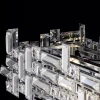 Люстра  світлодіодна  Рейковий, рядний світильник MILLARD L100 Brass у вітальню сучасна LED Deprimo купити 178119грн.