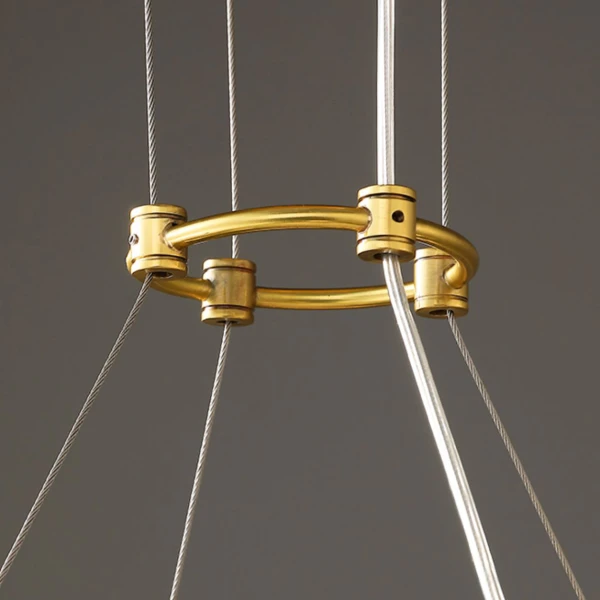 Підвісна світлодіодна люстра OGMUND D52+98 у вітальню LED