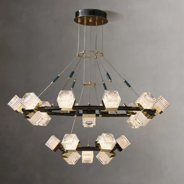 Підвісна світлодіодна люстра OGMUND D52+98 у вітальню LED