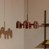 PIPE Подвесной светильник — цвет черный і голубой, из материала металл, стиль модерн середины века