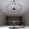 Люстра  світлодіодна  Люстра POP P40 Chandelier 24 lamps D180 Mod.A Black у вітальню  LED Deprimo купити 53504грн.