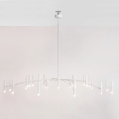 Люстра світлодіодна POP P40 Chandelier 24 lamps D180 Mod.B White сучасна LED
