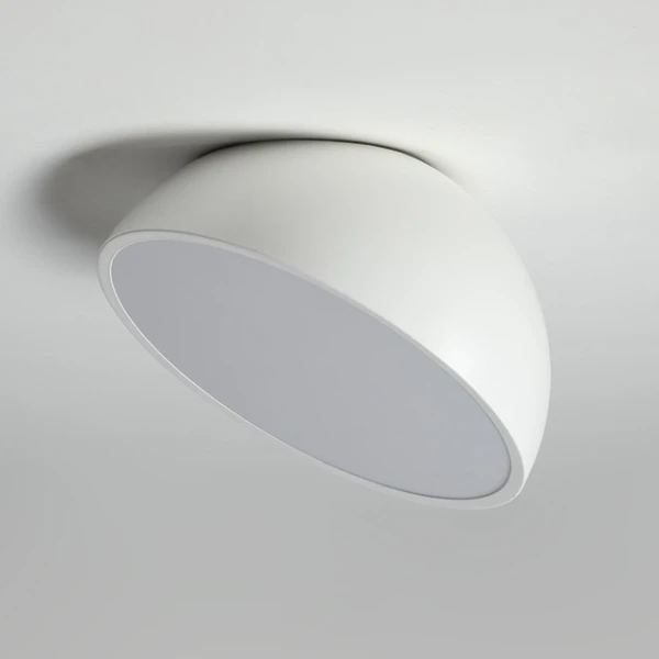 Светильник потолочный светодиодный LED BOWL — потолочный светильник, цвет белый і черный, из материала металл, стиль минимализм