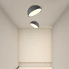 Светильник потолочный светодиодный LED BOWL — потолочный светильник, цвет белый і черный, из материала металл, стиль минимализм