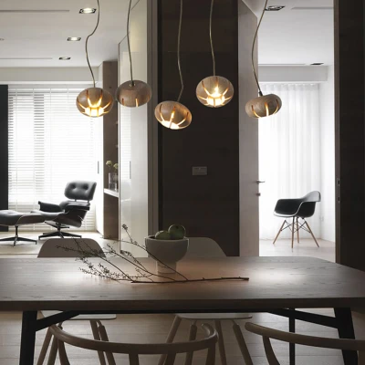 Люстра CAPSULES D60 Light wood светодиодная в зал