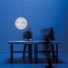 LUNE Подвесной светильник 60cm — цвет белый, из материала пластик, стиль модерн