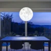 LUNE Подвесной светильник 60cm — цвет белый, из материала пластик, стиль модерн