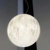 LUNE Подвесной светильник 60cm — цвет белый, из материала пластик, стиль модерн