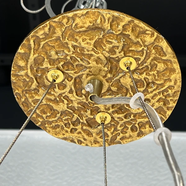 Подвесная люстра CARAMELLY D D80 светодиодная в зал — цвет прозрачный, стиль современный
