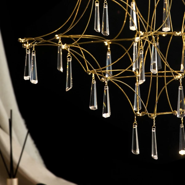 Підвісна світлодіодна люстра MARQUISE D80 Chrome   LED Deprimo купити 189449грн.
