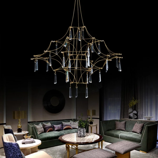 Підвісна світлодіодна люстра MARQUISE D80 Chrome   LED Deprimo купити 189449грн.