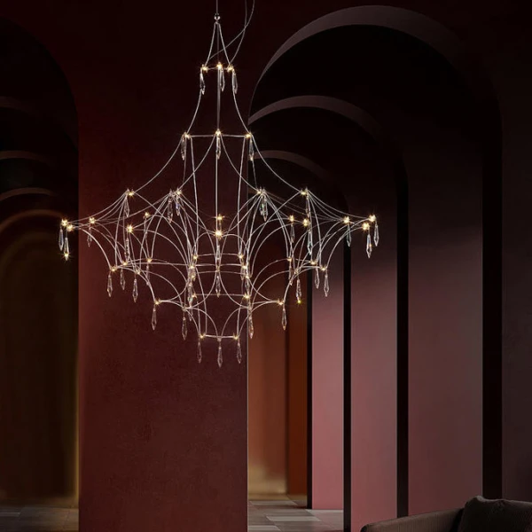 Підвісна світлодіодна люстра MARQUISE D80 Chrome   LED Deprimo купити 189449грн.