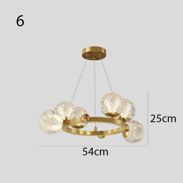 Люстра   BALLS BLACK Anzazo купити 28666грн.