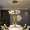 Люстра  світлодіодна Люстра KROWN 80cm  сучасна LED Anzazo купити 22132грн.