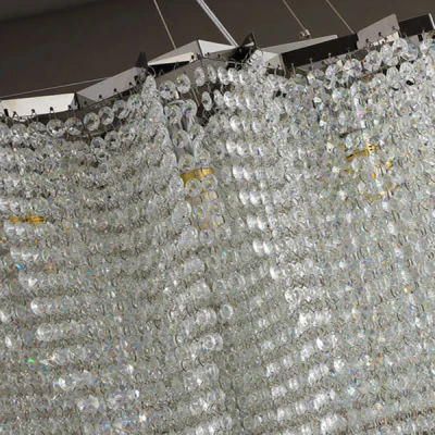 Підвісна світлодіодна люстра CASCADE D100 у вітальню LED