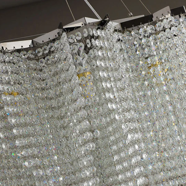 Підвісна світлодіодна люстра CASCADE D80 LED