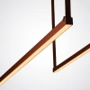 Подвесной светильник Belt light DIFFUSER 32cm светодиодная в зал — цвет черный і коричневый, из материала алюминий, стиль минимализм