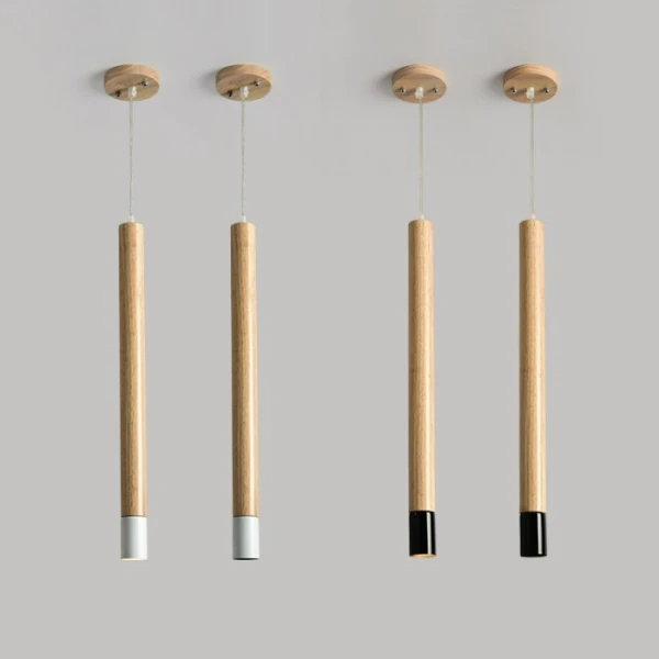 Підвісний світильник PIPE WOOD LONG Anzazo купити 10291грн.