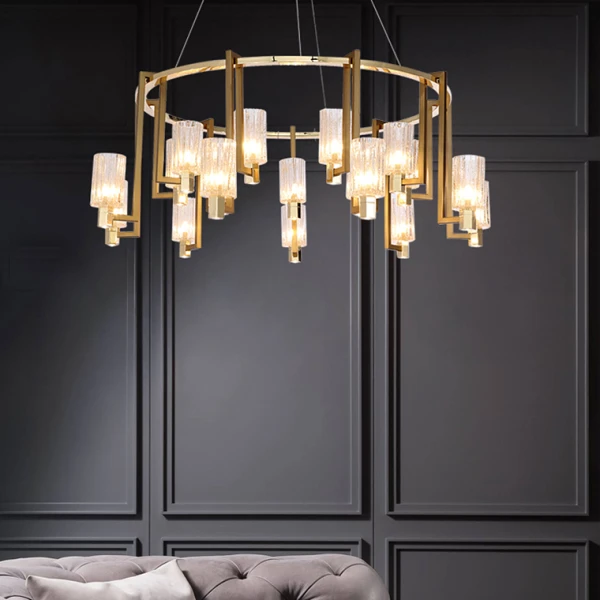 Люстра  світлодіодна  Підвісна кільцева люстра KRISTEL D110 30 lamps   LED Deprimo купити 207299грн.