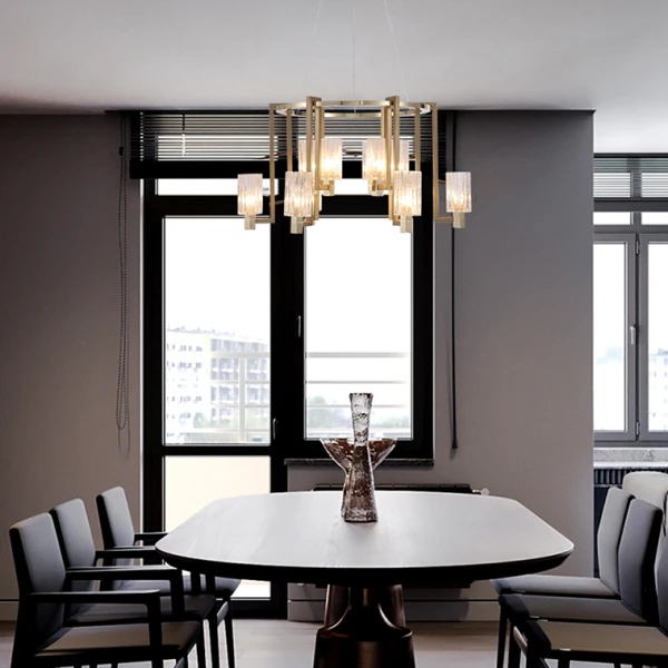 Люстра  світлодіодна  Підвісна кільцева люстра KRISTEL D110 30 lamps   LED Deprimo купити 207299грн.