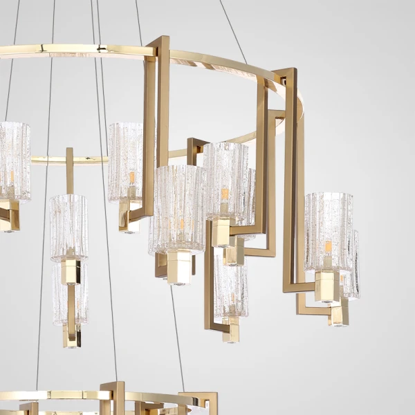 Люстра  світлодіодна  Підвісна кільцева люстра KRISTEL D110 30 lamps   LED Deprimo купити 207299грн.