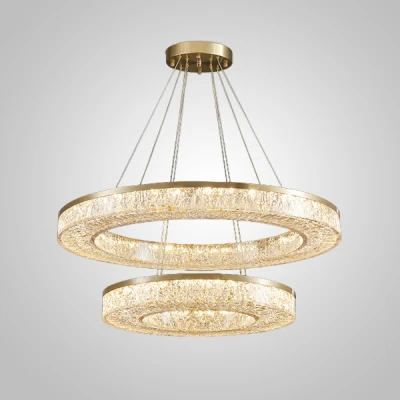 Люстра світлодіодна Кільцева OLAGUS B Brass LED