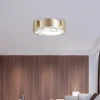 Светильник потолочный светодиодный LED MARMO — потолочный светильник, цвет белый і золото, из материала металл, искусственный мрамор, стиль модерн