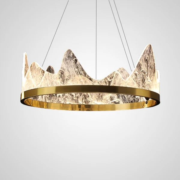 Підвісна світлодіодна люстра REGINA D80 D50 Brass   LED Deprimo купити 146353грн.