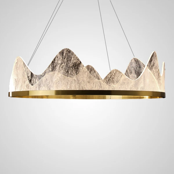 Підвісна світлодіодна люстра REGINA D80 D50 Brass   LED Deprimo купити 146353грн.