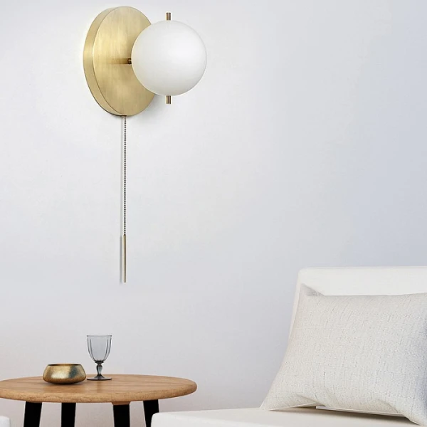 SIGNAL SCONCE Бра - дизайнерский настенный светильник — цвет белый, стиль модерн