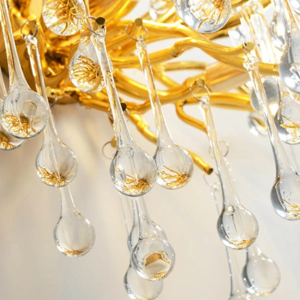 Бра на стіну над ліжком  GOLDEN CRYSTAL WALL Anzazo купити 16524грн.