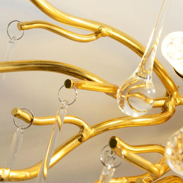 Бра на стіну над ліжком  GOLDEN CRYSTAL WALL Anzazo купити 16524грн.